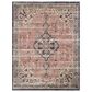 Magnolia Home Graham GRA-06 4" x 6" Coral and Navy Area Rug, , large