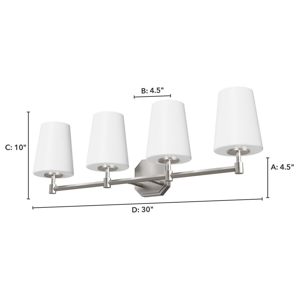 Hunter Nolita 4-Light Vanity in Brushed Nickel, , large