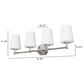 Hunter Nolita 4-Light Vanity in Brushed Nickel, , large