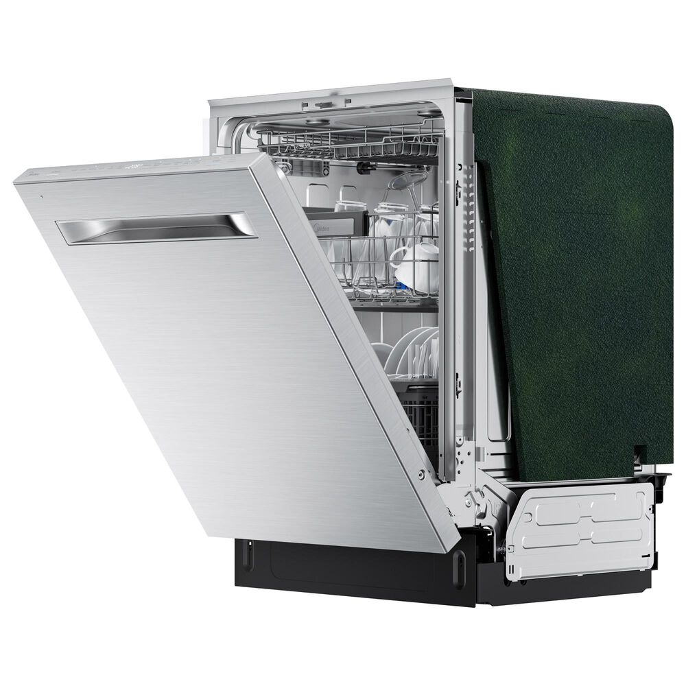 Midea 24" Top Control Dishwasher in Stainless Steel, , large