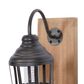 Maple and Jade 6" x 15" Wall Sconce in Brown and Black, , large