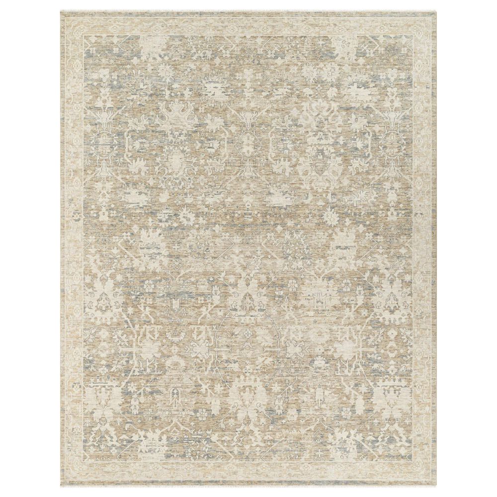 Surya Once Upon a Time Light Brown, Light Gray, Tan, Ivory and Gray 7"10" x 9"10" Area Rug, , large