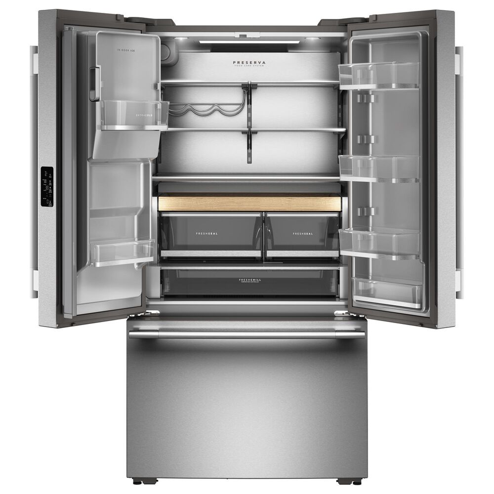KitchenAid 23.1 Cu. Ft. Freestanding French Door Refrigerator with Intelligent Auto Fill in PrintShield Stainless Steel, , large