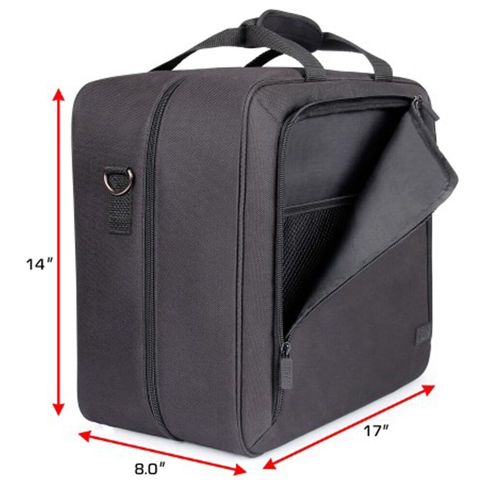 USA Gear S Series Console Carrying Case for PlayStation 5 in Black and Blue, , large