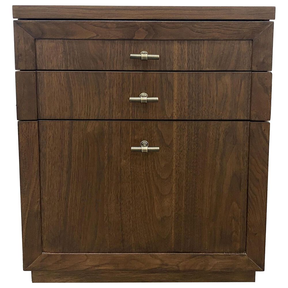 Riverside Furniture Brooks File Cabinet in Nouveau Walnut, , large