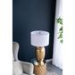 A&B Home Anita Table Lamp with Collapsible Shade in Gold, , large