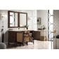 James Martin Vanities Addison 60" Double Bathroom Vanity in Mid Century Acacia with 3 cm Eternal Marfil Quartz Top and Rectangular Sinks, , large