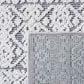Safavieh Cabana CBN654A 8" x 10" Ivory and Grey Area Performance Rug, , large