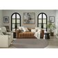 Nourison Courtyard Ivory and Charcoal 8" Round Indoor/Outdoor Area Rug, , large
