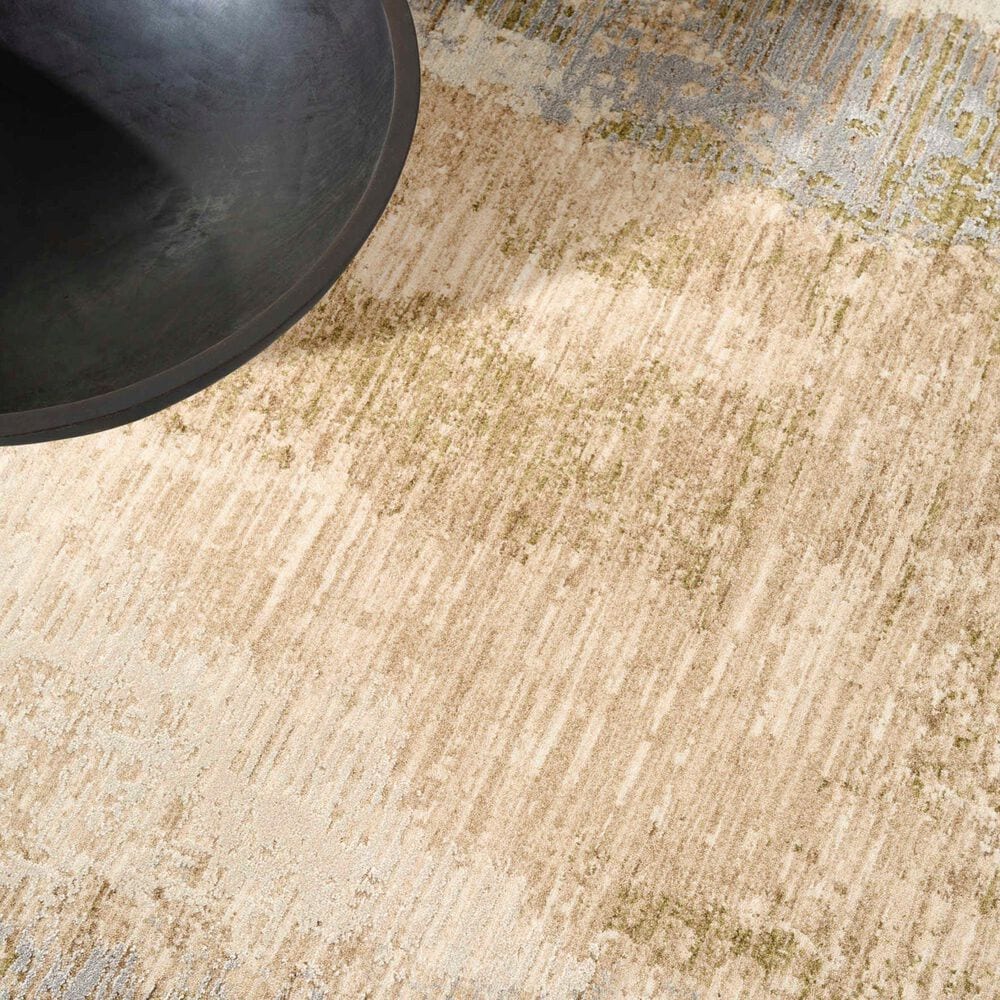 Nourison Drift Beige and Sage 9' x 12' Area Rug, , large