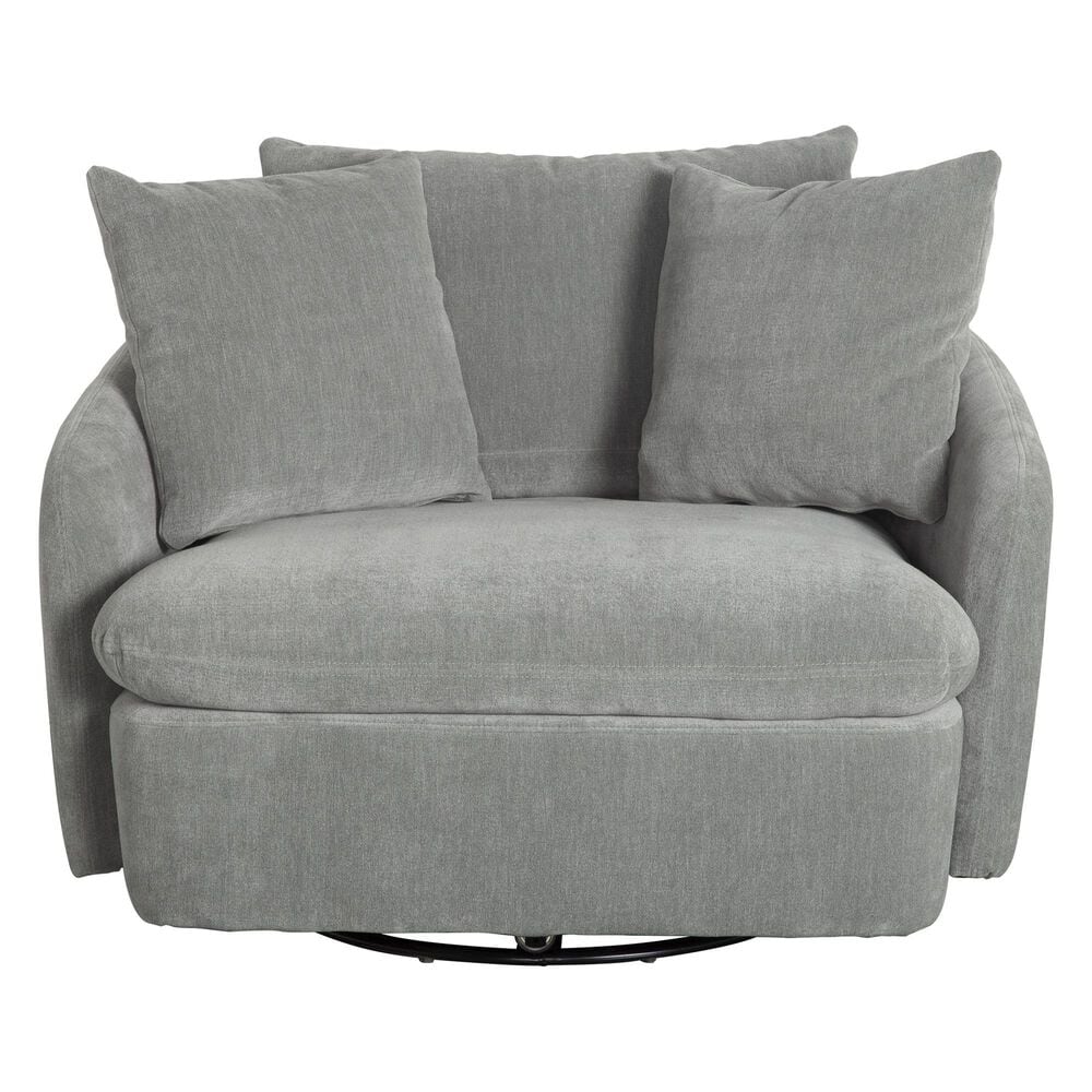 Interlochen Capri Swivel Chair in Sapphire, , large
