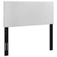 Modway Taylor Upholstered Linen Fabric Full/Queen Headboard in Light Gray, , large