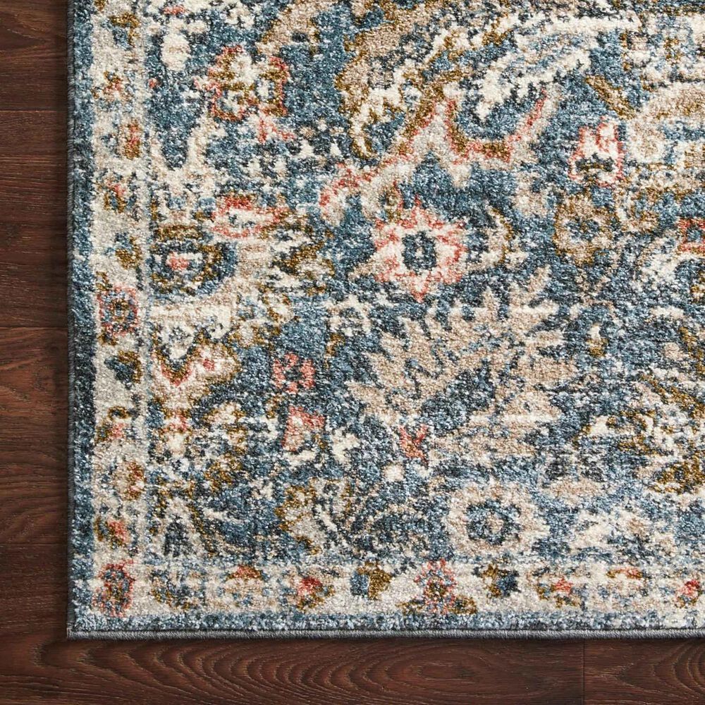 Loloi II Saban SAB-04 2&#39;7&quot; x 4&#39; Blue and Sand Area Rug, , large