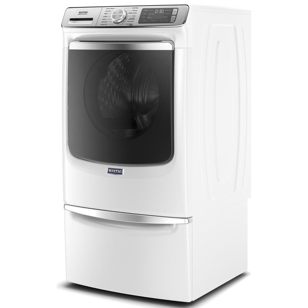 Maytag 5.0 Cu. Ft. Front Load Washer with Steam in White, , large