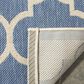Safavieh Courtyard Indoor/Outdoor CY6914-243-4 4" x 5"7" Blue/Beige Area Rug, , large