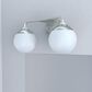 Hunter Hepburn 2-Light Vanity in Brushed Nickel, , large