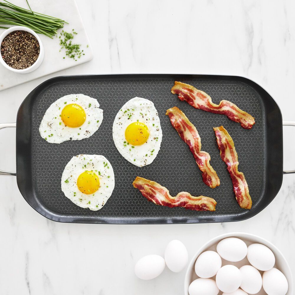 Green Pan Spectra Double Burner Griddle in Stainless Steel, , large