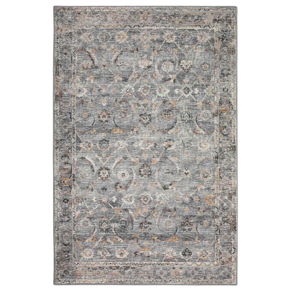 Dalyn Rug Company Jericho 4" Round Silver Indoor/Outdoor Area Rug, , large