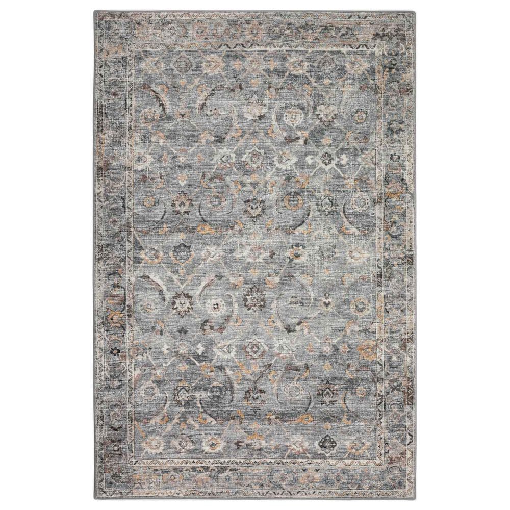Dalyn Rug Company Jericho 4" Round Silver Indoor/Outdoor Area Rug, , large