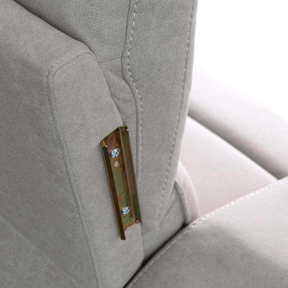 Abbyson Margaret Manual Recliner in Gray, , large