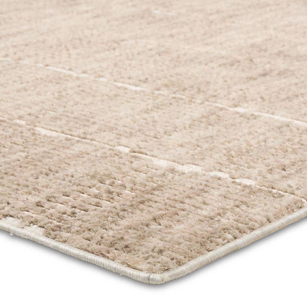 Jaipur Composure Assurance Beige and White 2'8" x 8' Runner, , large