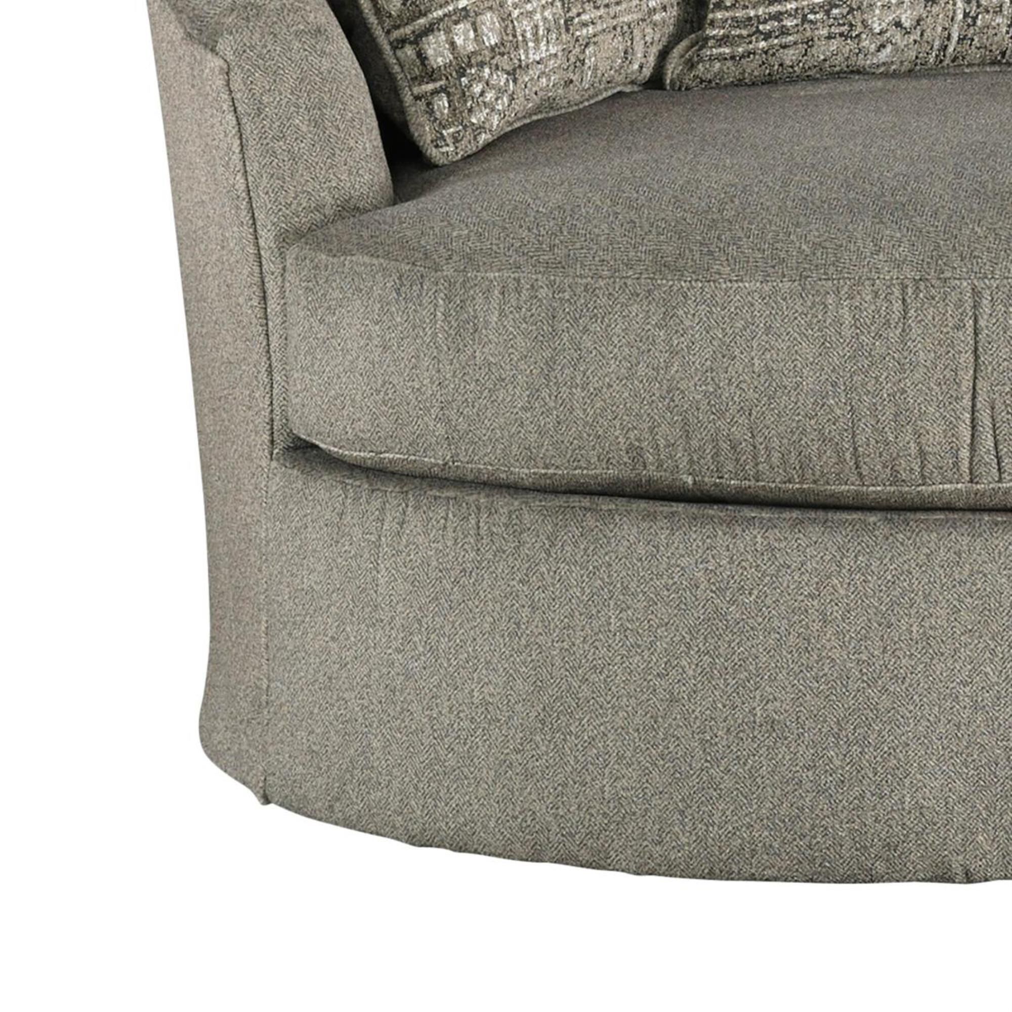 Ashley Soletren Swivel Accent Chair in Ash NFM