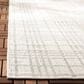 Safavieh Bermuda BMU802A 5" Square Ivory and Light Grey Indoor/Outdoor Area Performance Rug, , large