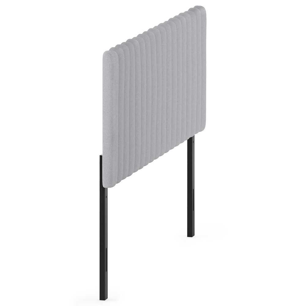 HOMLUX Roanne Queen Upholstered Tufted Headboard in Glacier, , large