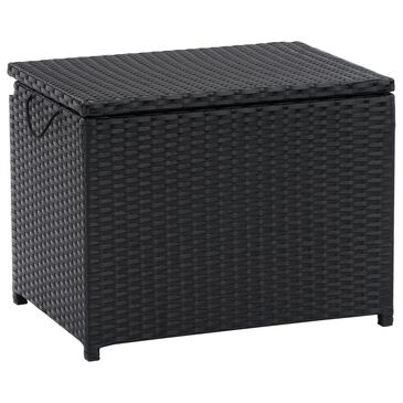 CorLiving Parksville Patio Cooler Table in Black, , large