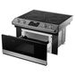 Sharp 30" Smart Electric Radiant Rangetop with Microwave Drawer Oven in Stainless Steel, , large