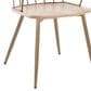 LumiSource Preston Farmhouse Accent/dining Chair in Antique Copper and Whitewashed Wood by LumiSource - Set of 2, , large