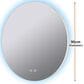 Lexora Home Nordica 35" Circular LED Vanity Mirror, , large