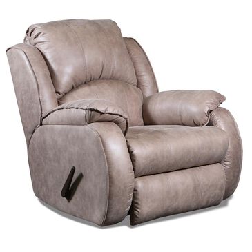 Southern Motion Cagney Manual Rocker Recliner in Vintage Brown, , large