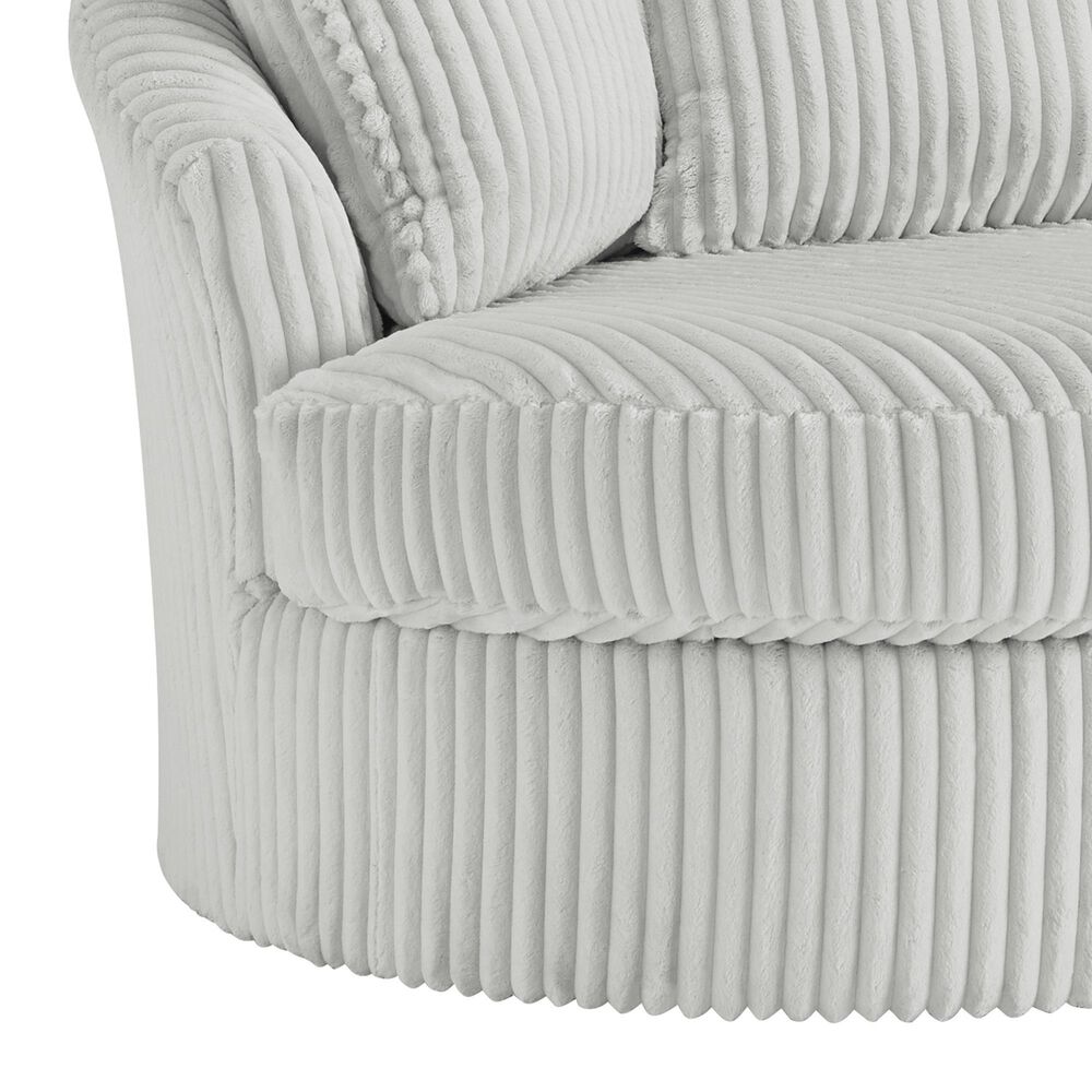 Ashley Gramwell Swivel Chair in Alloy, , large