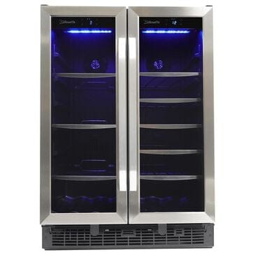 Danby Silhouette Emmental 5.1 Cu. Ft. French Door Built-In Beverage Center in Stainless Steel, , large