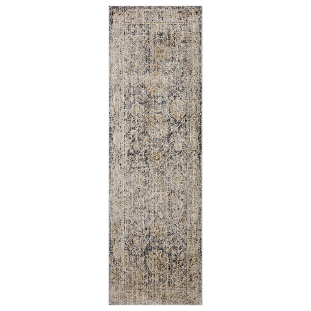 Loloi Katherine 2"7" x 10" Charcoal and Gold Runner, , large
