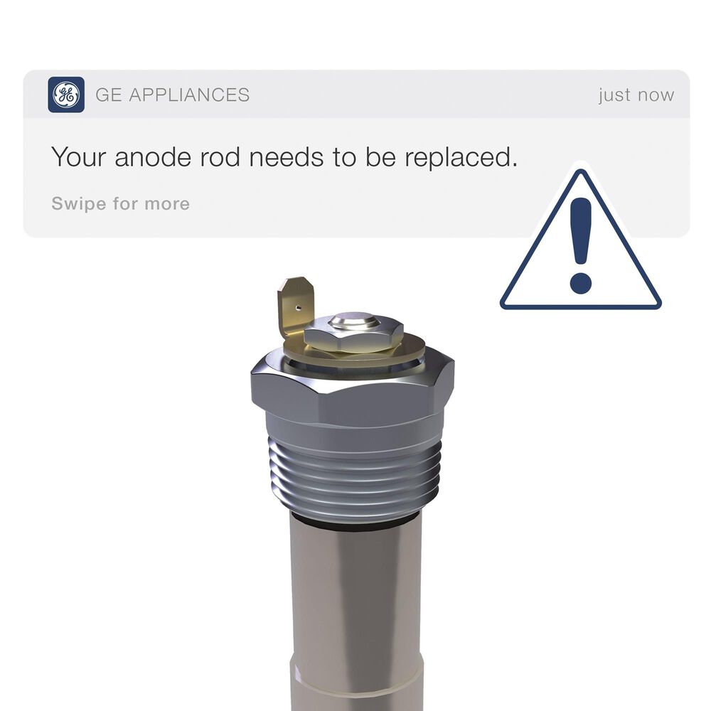 GE Appliances 30-Gallon Smart Electric Water Heater with Flexible Capacity in Gray, , large