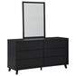 Ashley Danziar 4-Piece King Bedroom Set in Matte Black, , large