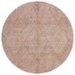 Dalyn Rug Company Karaj KJ10 8" Round Pink Indoor/Outdoor Area Rug, , large