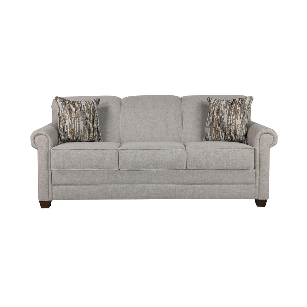 La Crosse Longmont Queen Sofa Sleeper with 5" Memory Foam in Light Tan, , large