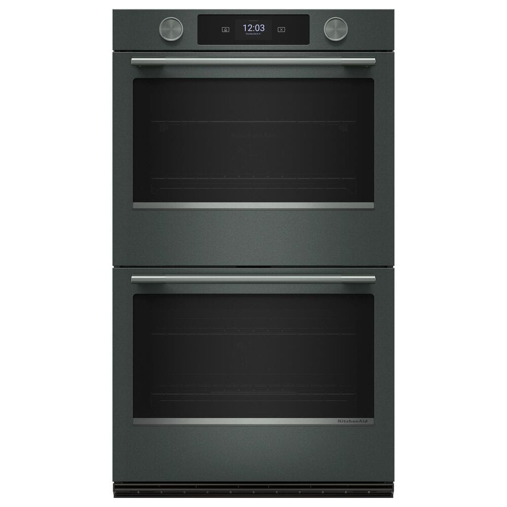 KitchenAid 30" Smart Double Wall Oven with Assisted Cook Cycles in Juniper, , large