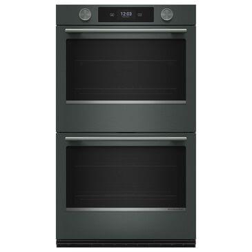 KitchenAid 30" Smart Double Wall Oven with Assisted Cook Cycles in Juniper, , large