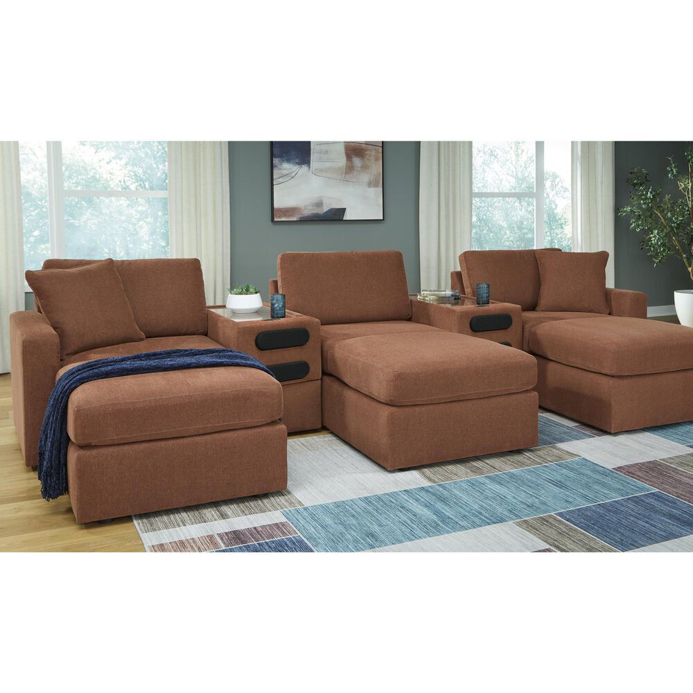 Ashley Modmax Console With Audio System In Spice, , large