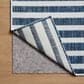 Loloi Easton Denim and Ivory 5"3" x 7"6" Indoor/Outdoor Area Rug, , large