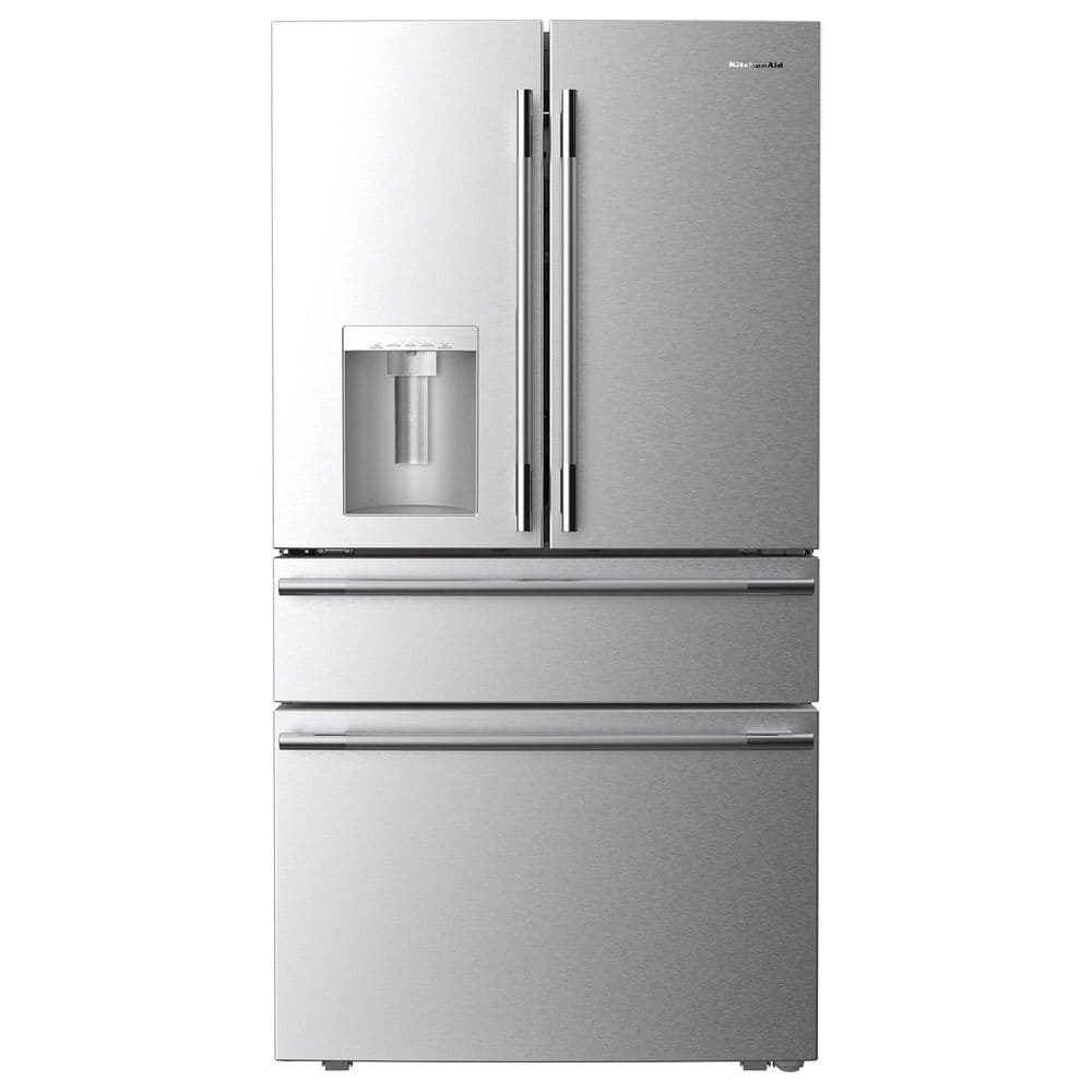 KitchenAid 29.51 Cu. Ft. Standard Depth French Door Refrigerator in PrintShield Stainless Steel, , large