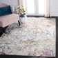 Safavieh Aria 8" x 10" Ivory and Blue Area Rug, , large