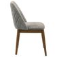 Coaster Franklin Side Chair with Grey Cushion in Dark Brown, , large