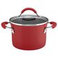 Rachael Ray 3-Quart Covered Steamer Set in Cranberry Red, , large