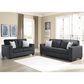 Ashley Altari Stationary Sofa and Loveseat Set in Slate, , large