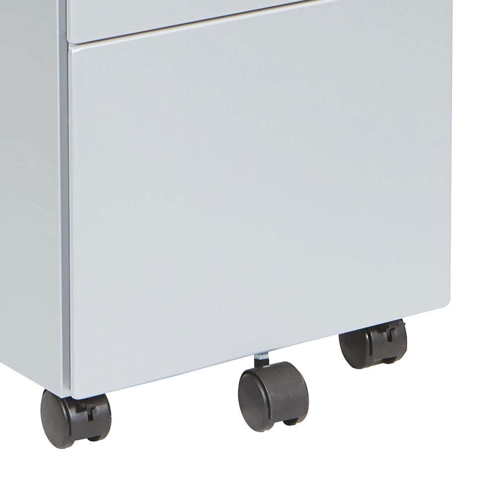 OSP Home File Cabinet in Black and Silver, , large